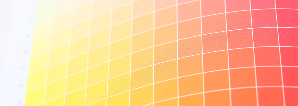 オレンジのカラーチャート